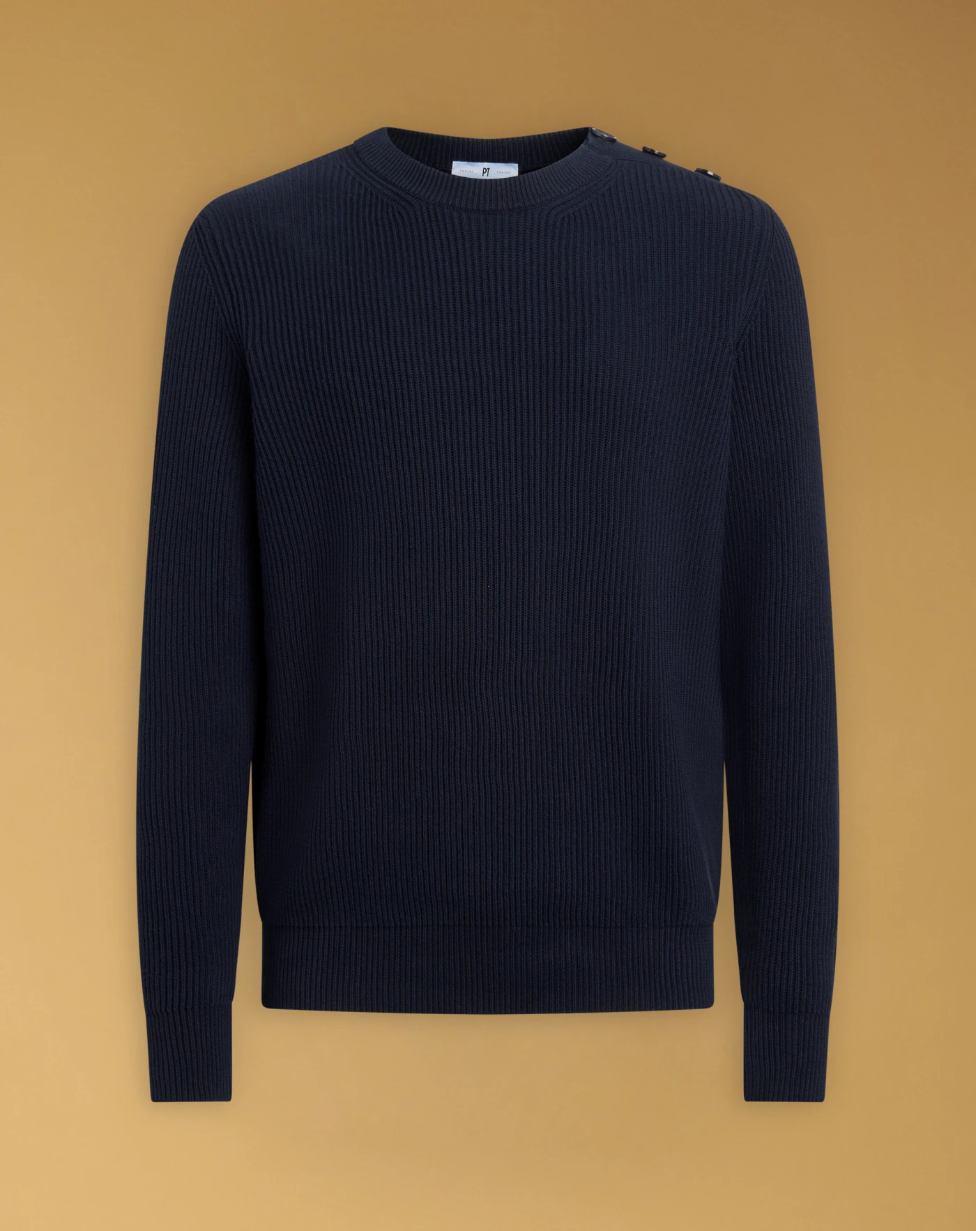 Jumper in cotton and cashmere