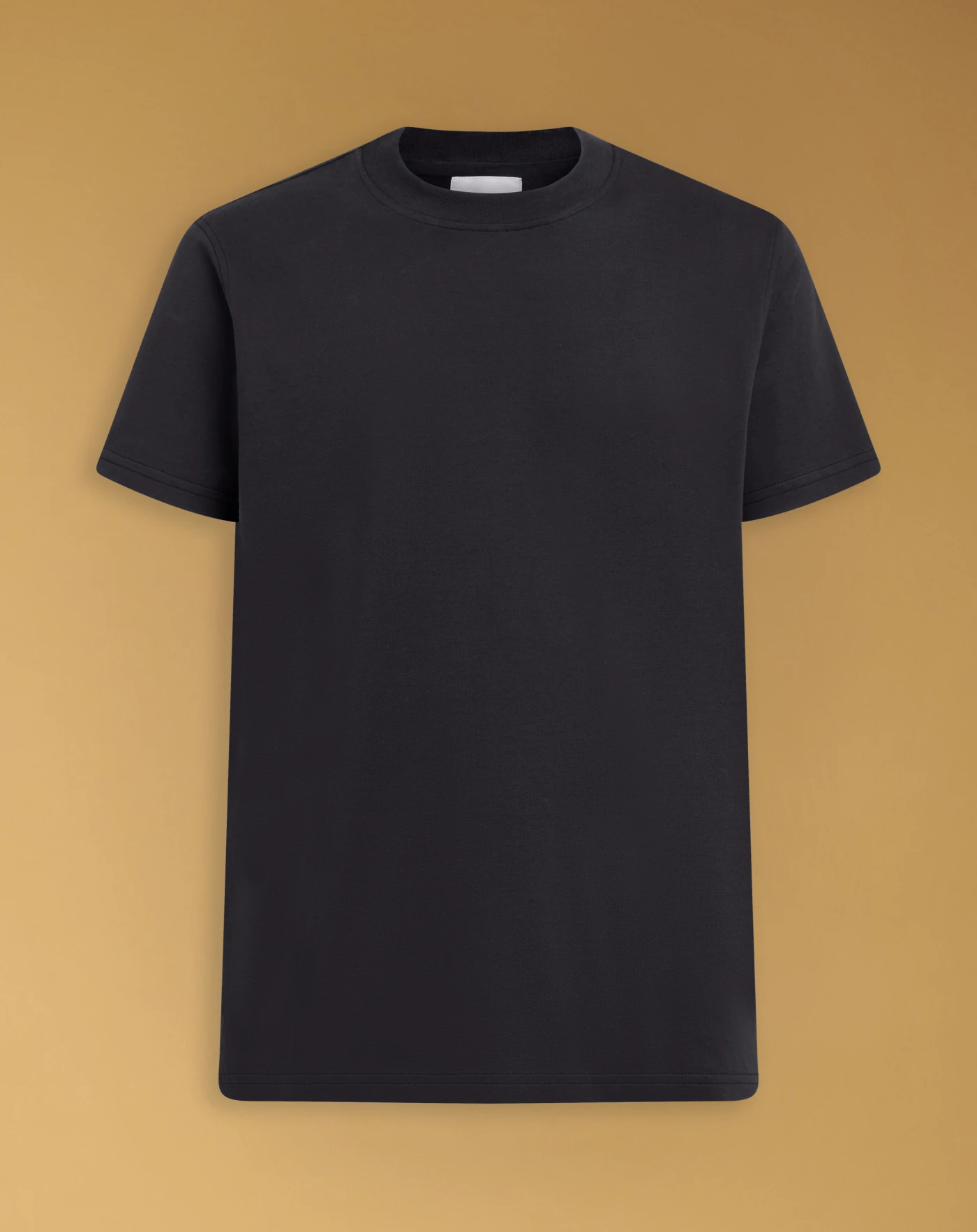 Cotton jersey and silk T-shirt