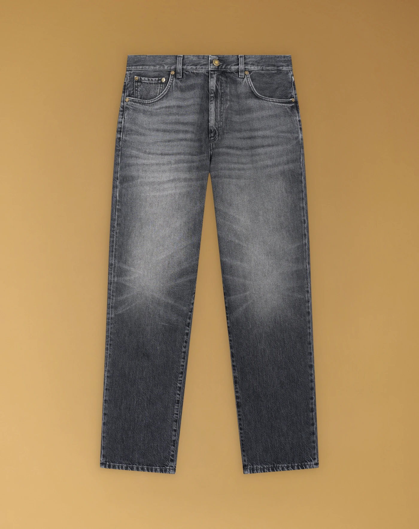 Rap jeans in black denim