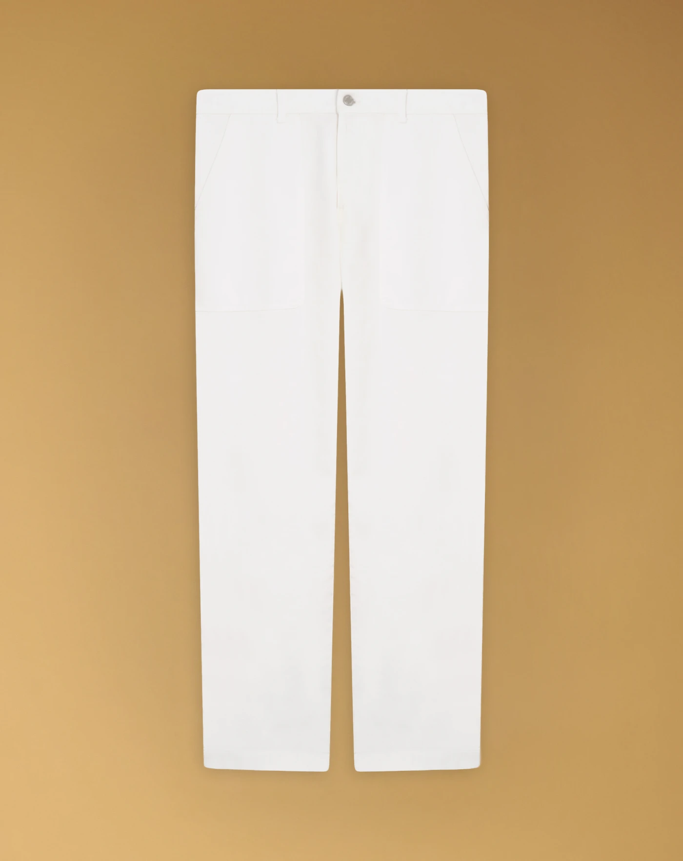 Industrial trousers in bull denim