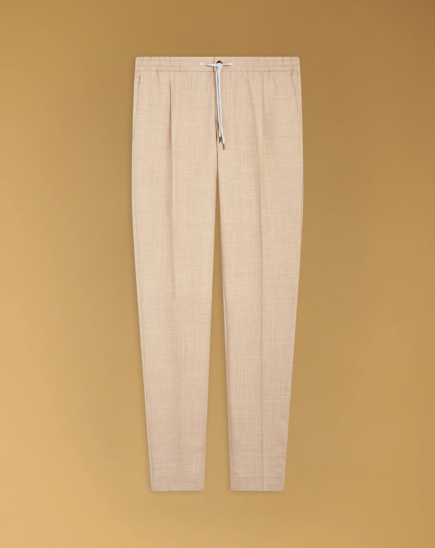 Pantaloni Soft in lana e seta