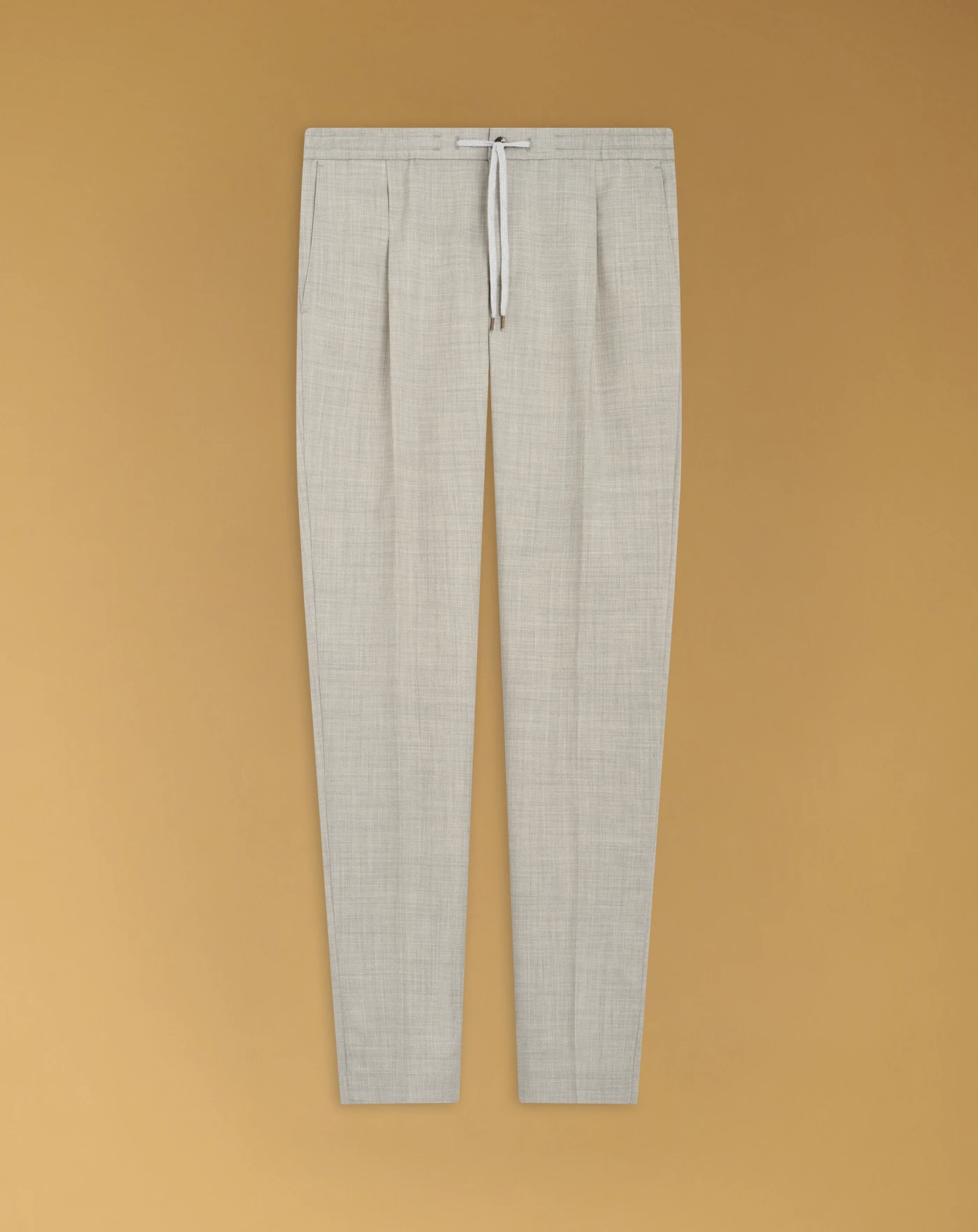 Pantaloni Soft in lana e seta