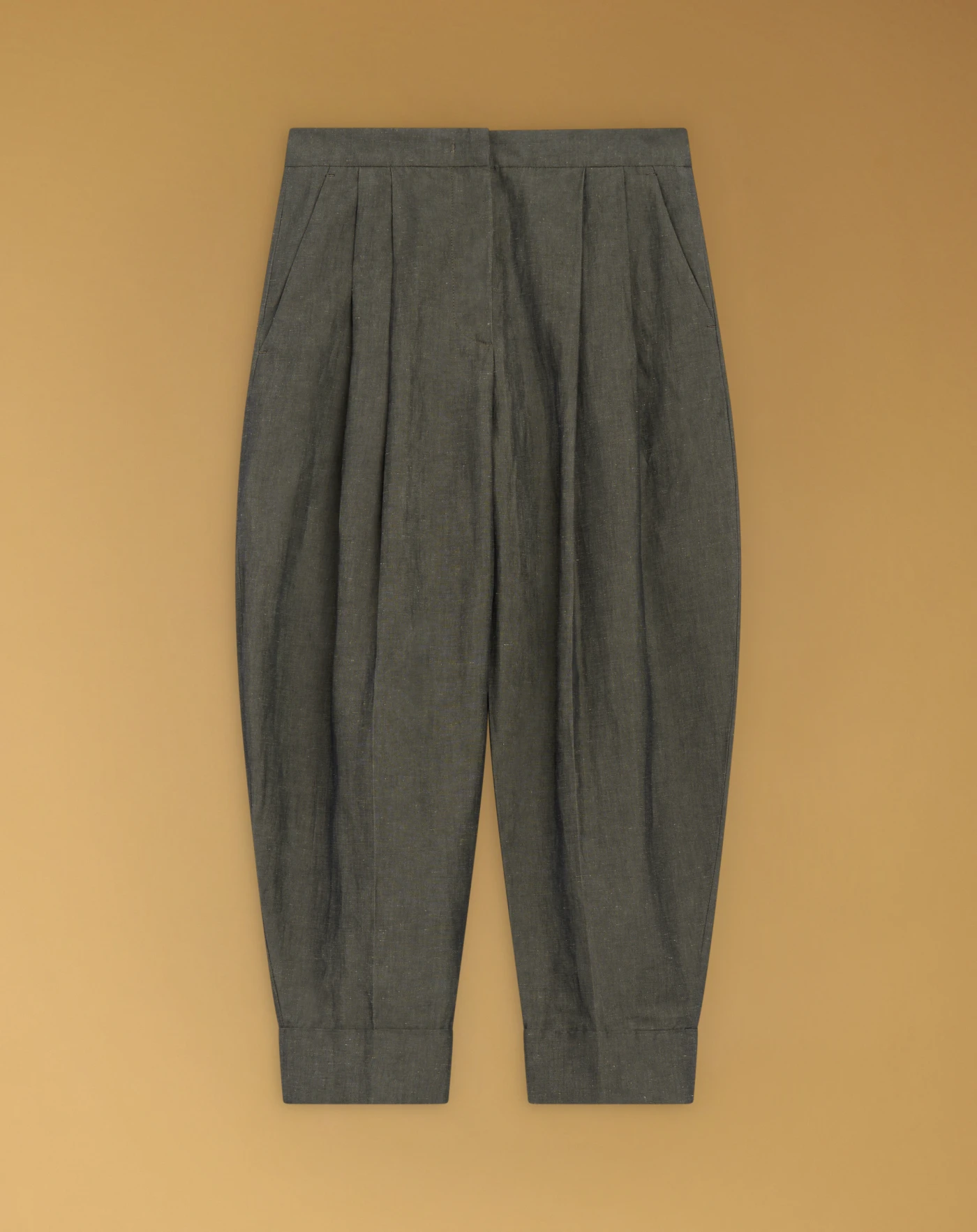 Cloe trousers in linen and cotton