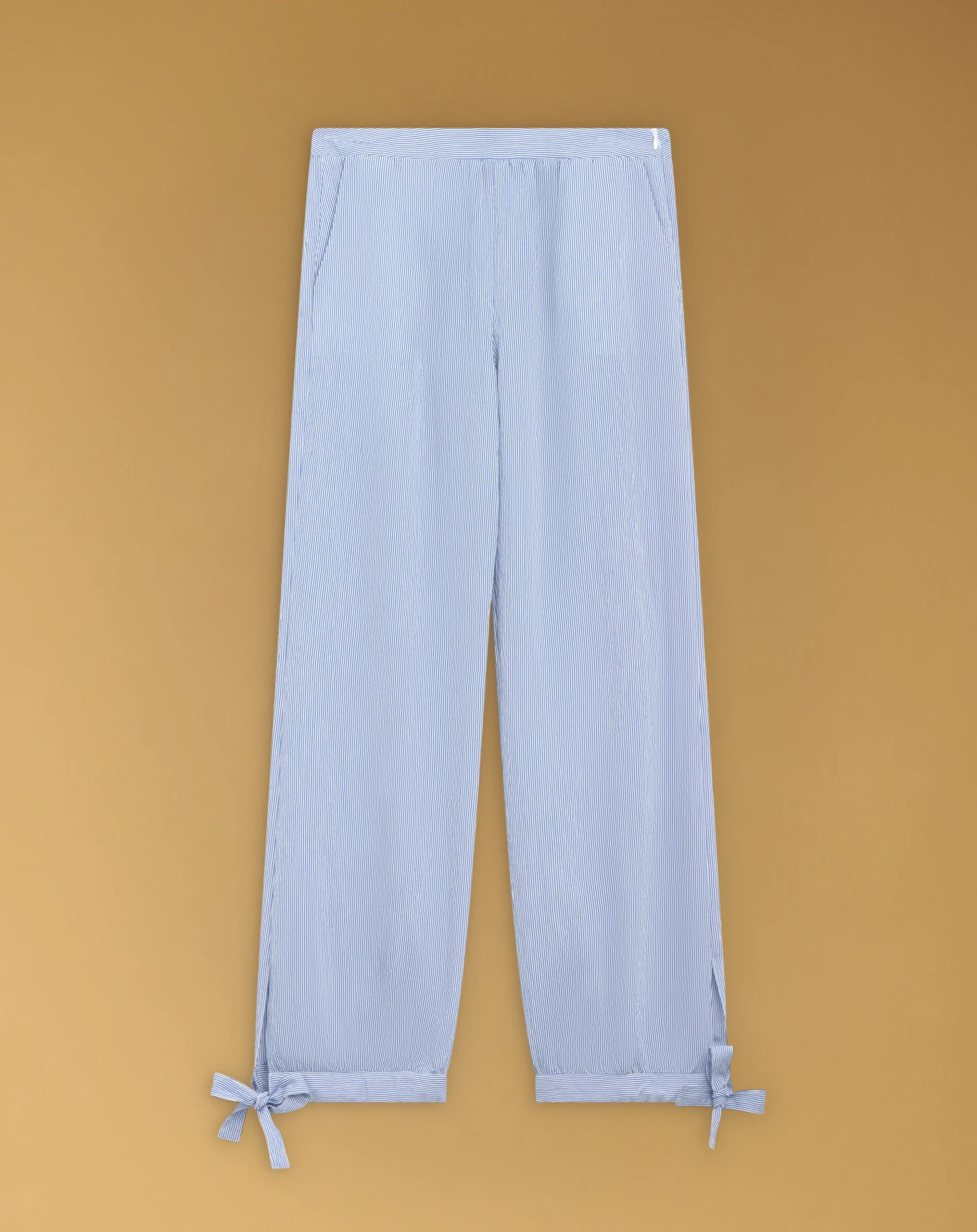 Odette trousers in fil-à-fil viscose