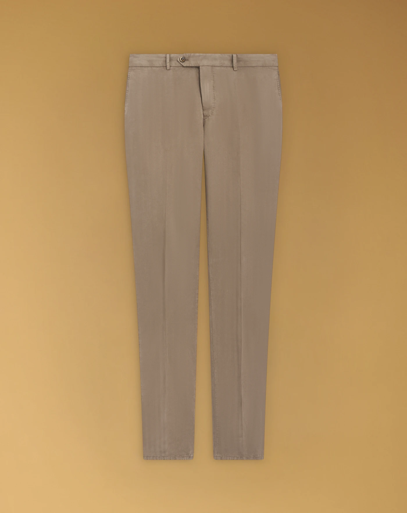 Slim trousers in cotton and linen