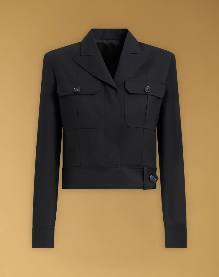 Roberta jacket in tropical wool
