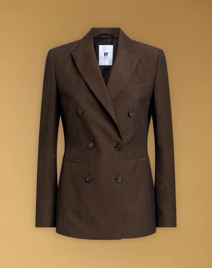 Romy jacket in linen and cotton