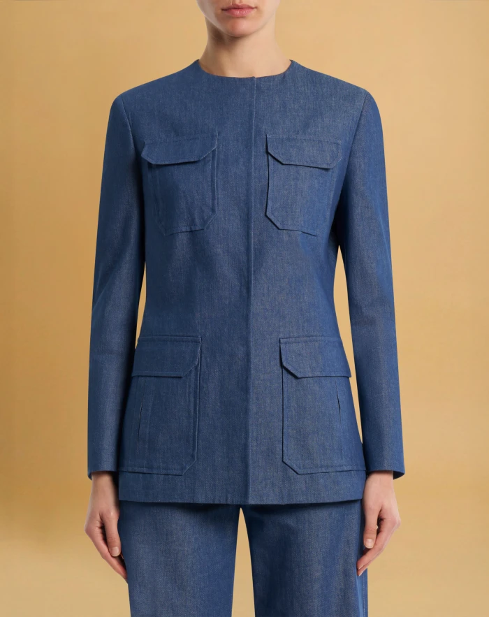 Anouk jacket in recycled denim