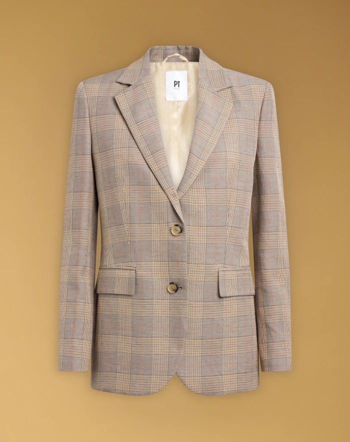 Alix jacket in linen and viscose