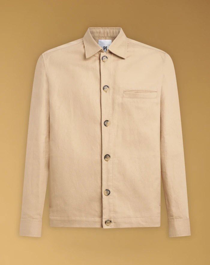 Jacket in bull denim