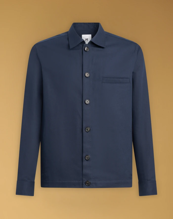 Jacket in bull denim