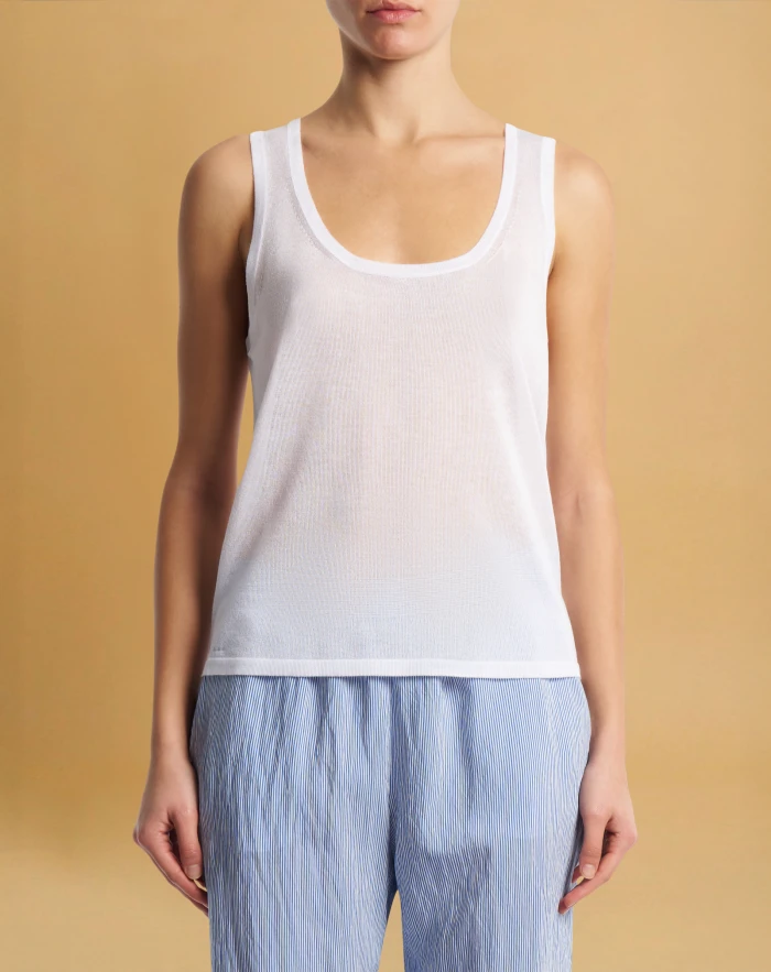 Carmen top in knitted viscose