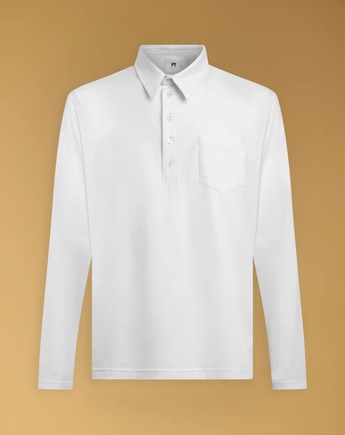 Cotton jersey and silk T-shirt
