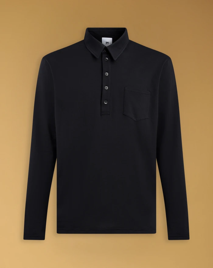 Cotton jersey and silk T-shirt