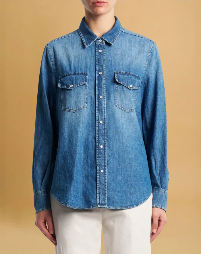 Denim western shirt
