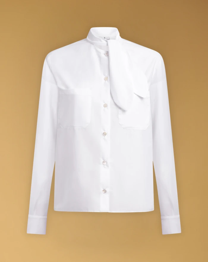 Viola stretch poplin shirt
