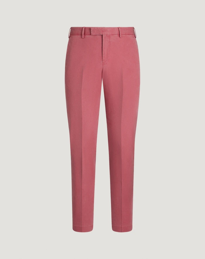 Master trousers in délavé stretch cotton