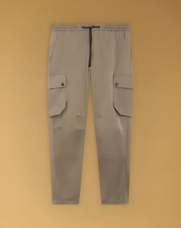 Eta trousers in techno poplin