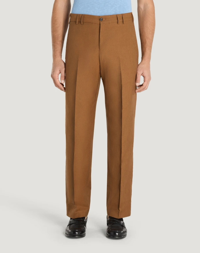 Michael linen and wool trousers