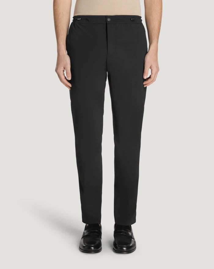 Omega stretch organic fabric trousers