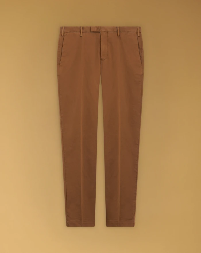 Skinny satin trousers