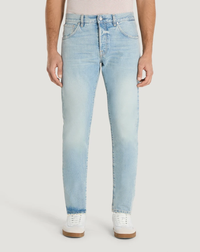 Breakbeat indigo cotton denim jeans