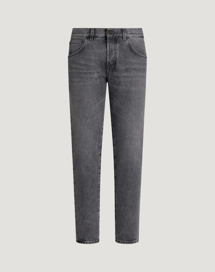 Breakbeat black denim jeans