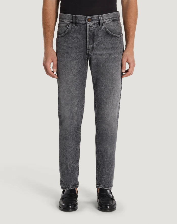 Breakbeat black denim jeans