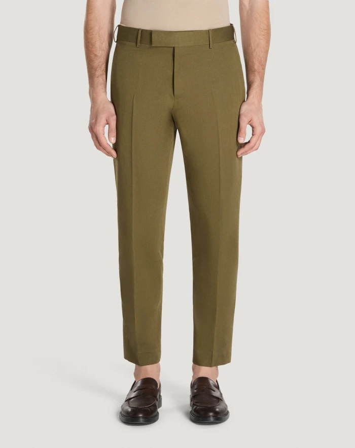 Rebel cotton gabardine trousers