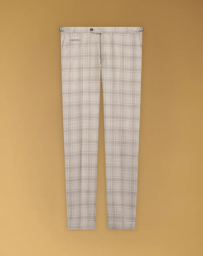 Slim trousers in wool
