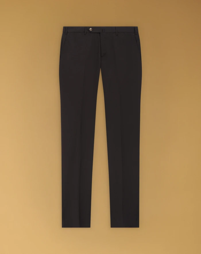 Slim trousers in stretch techno fabric