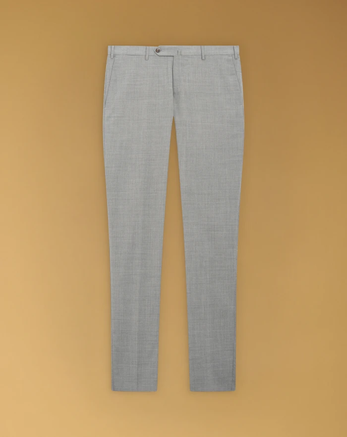 Slim trousers in stretch techno fabric