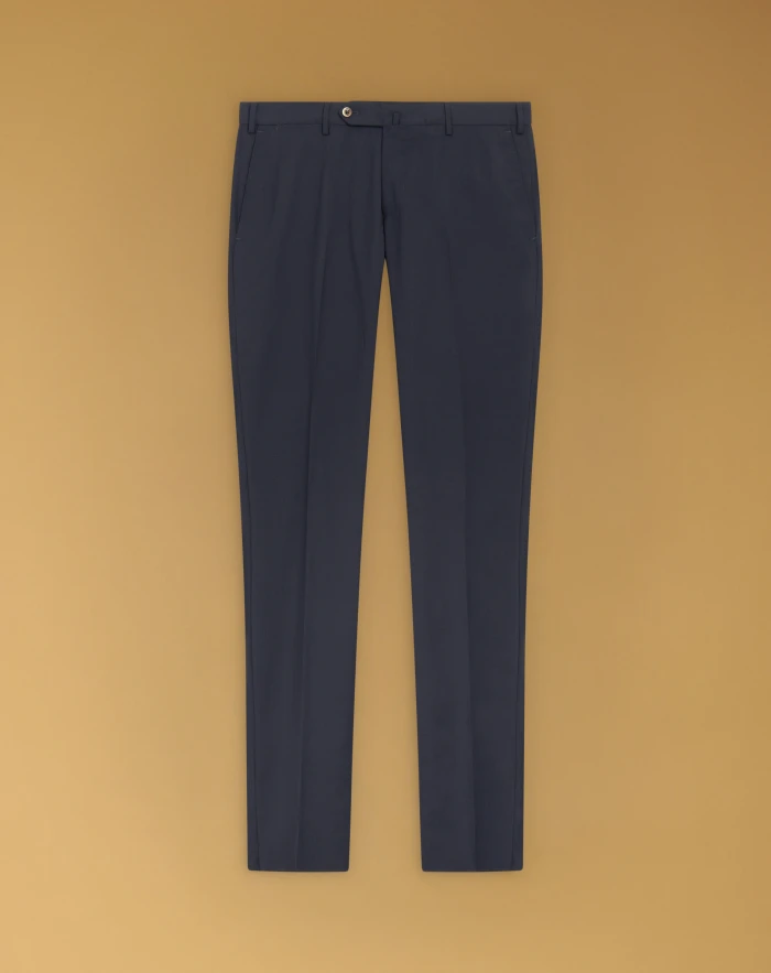 Slim trousers in stretch techno fabric