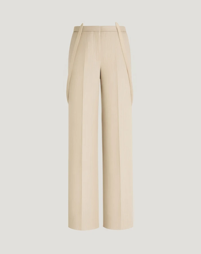 Diana cotton and linen Batavia trousers