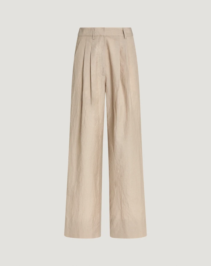 Frankie wool and linen trousers