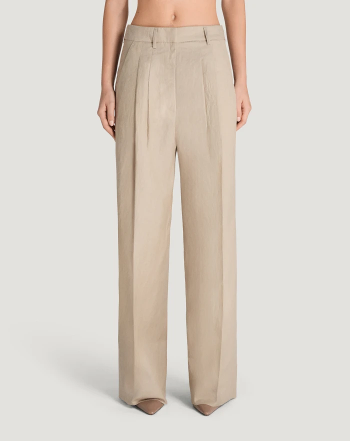 Frankie wool and linen trousers