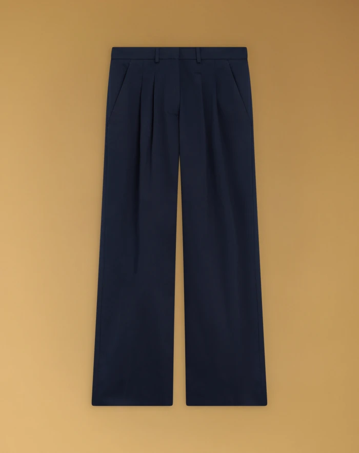 Frankie trousers in stretch gabardine