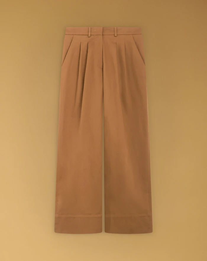 Frankie trousers in stretch gabardine