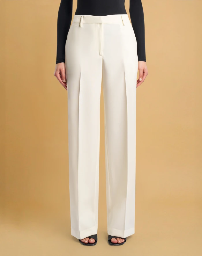 Francoise trousers in wool poplin