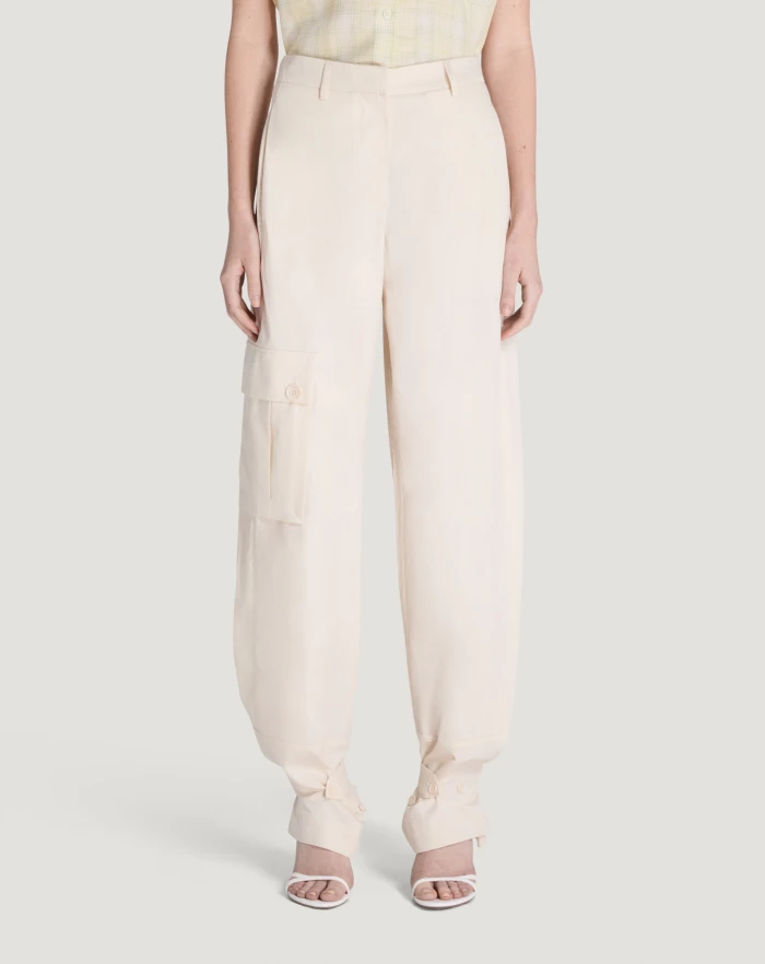 Giselle fluid twill trousers