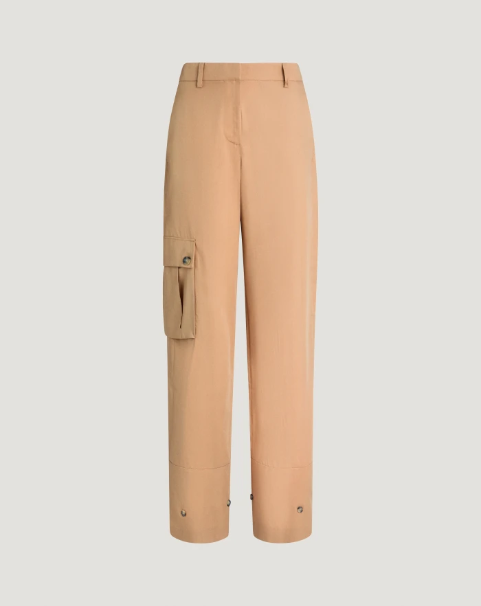 Giselle fluid twill trousers