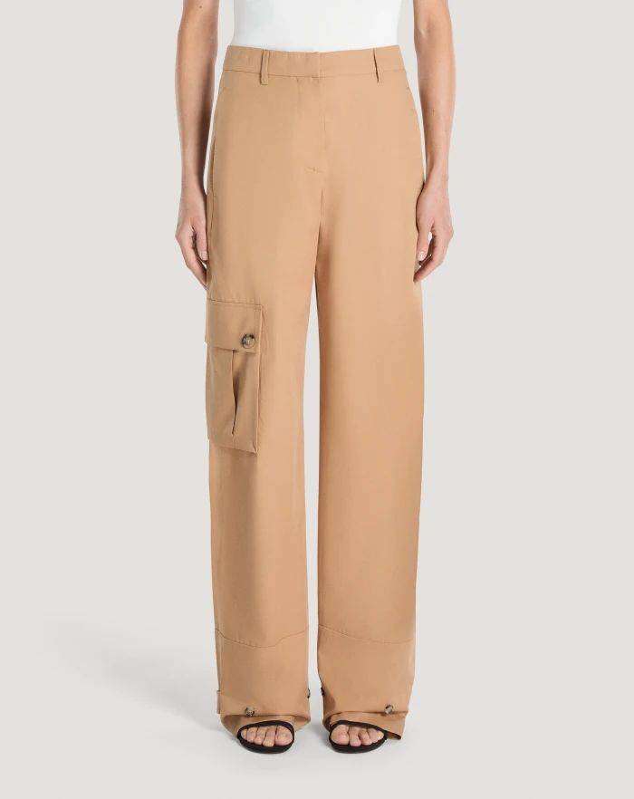 Giselle fluid twill trousers