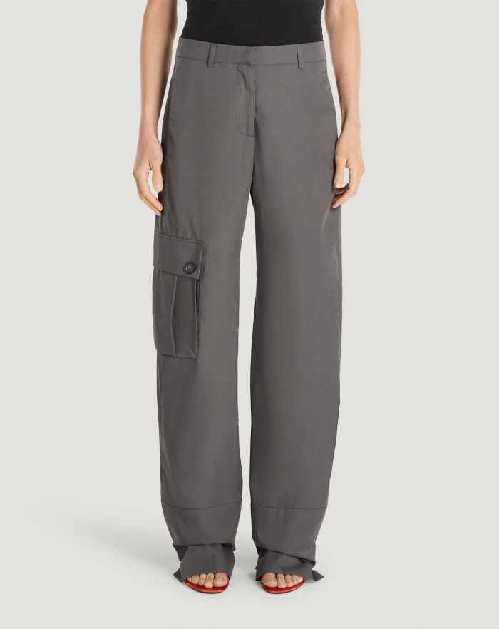 Giselle fluid twill trousers