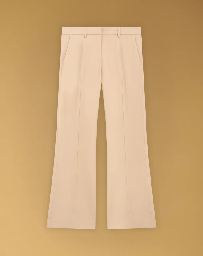 Jodie trousers in stretch satin