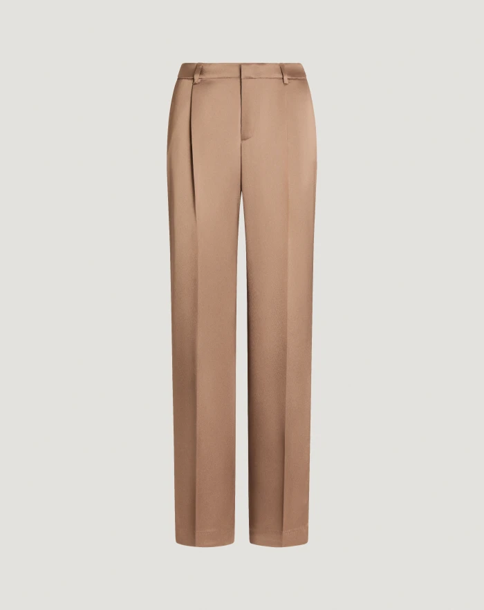 Lola fluid satin trousers