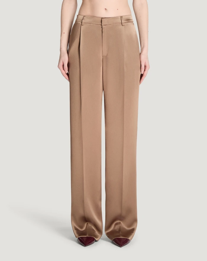 Lola fluid satin trousers