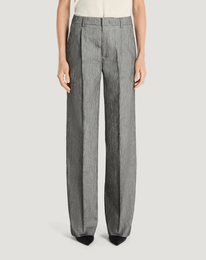 Lola Batavia linen and viscose trousers