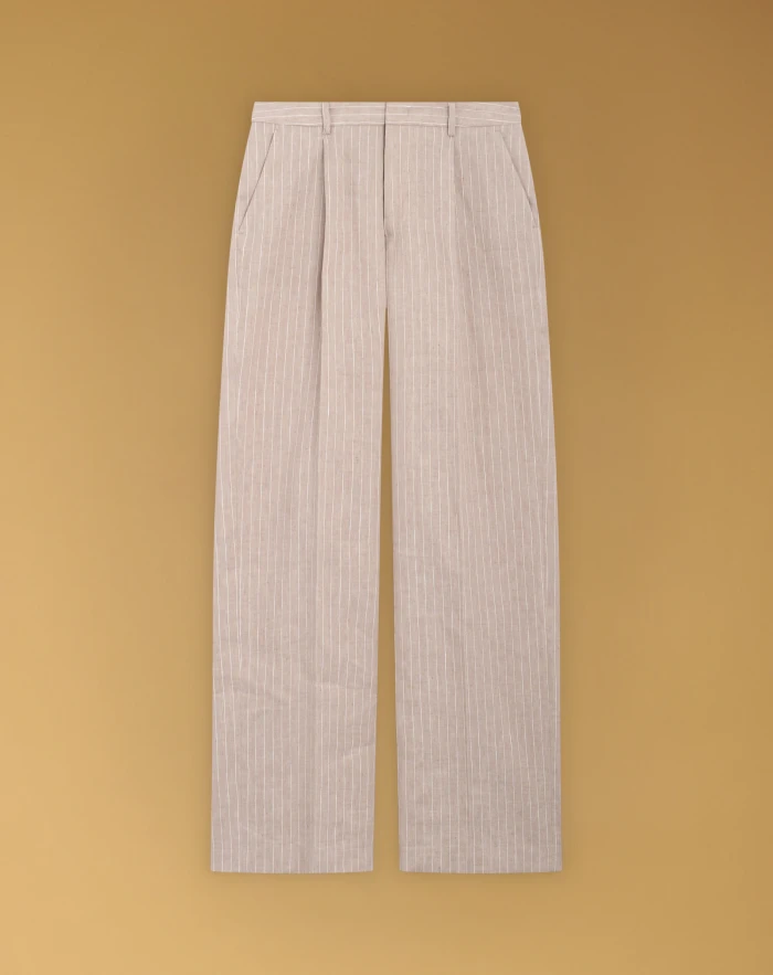 Lola trousers in linen and cotton