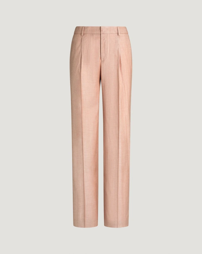 Lola Oxford wool trousers