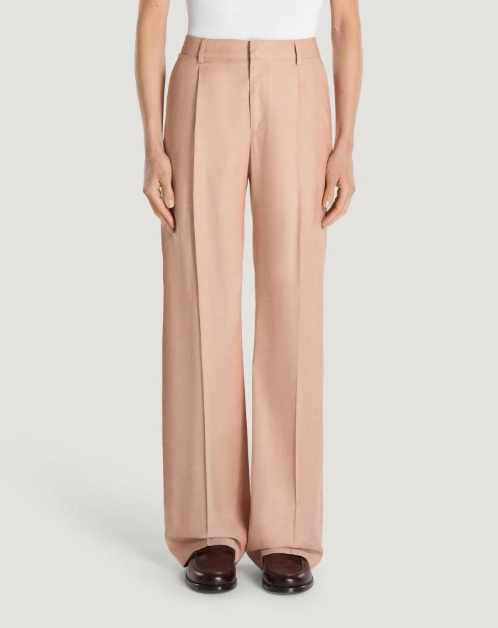 Lola Oxford wool trousers